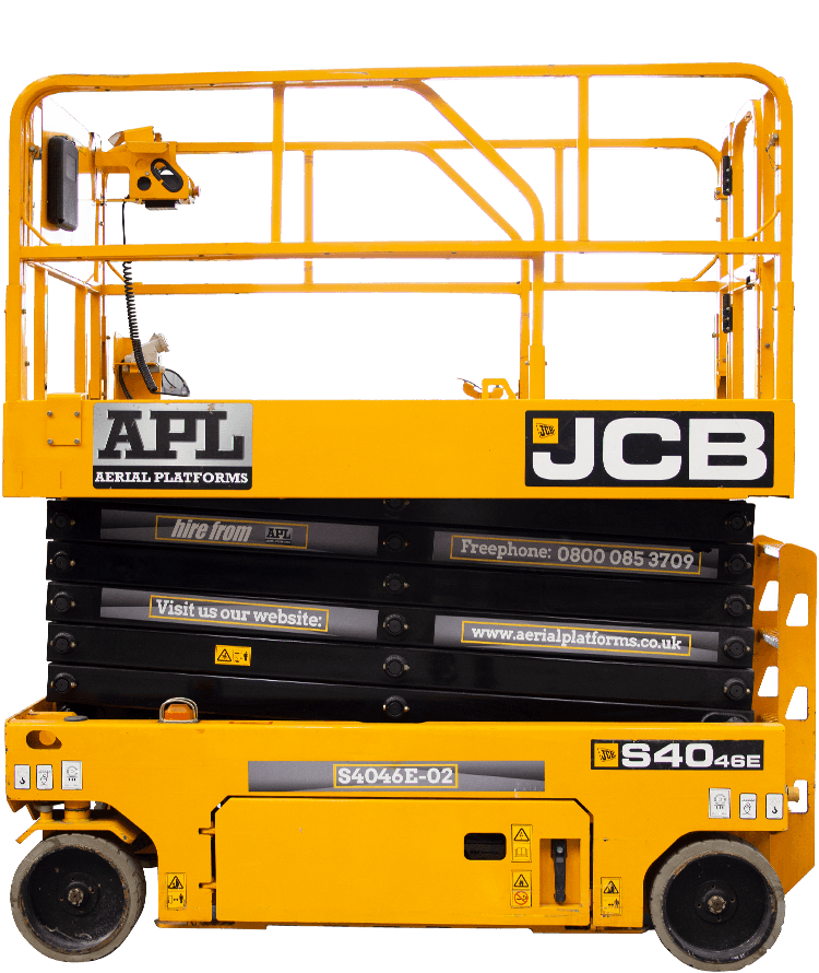 JCB S4046E Electric Scissor Lift Hire Aerial Platforms Ltd