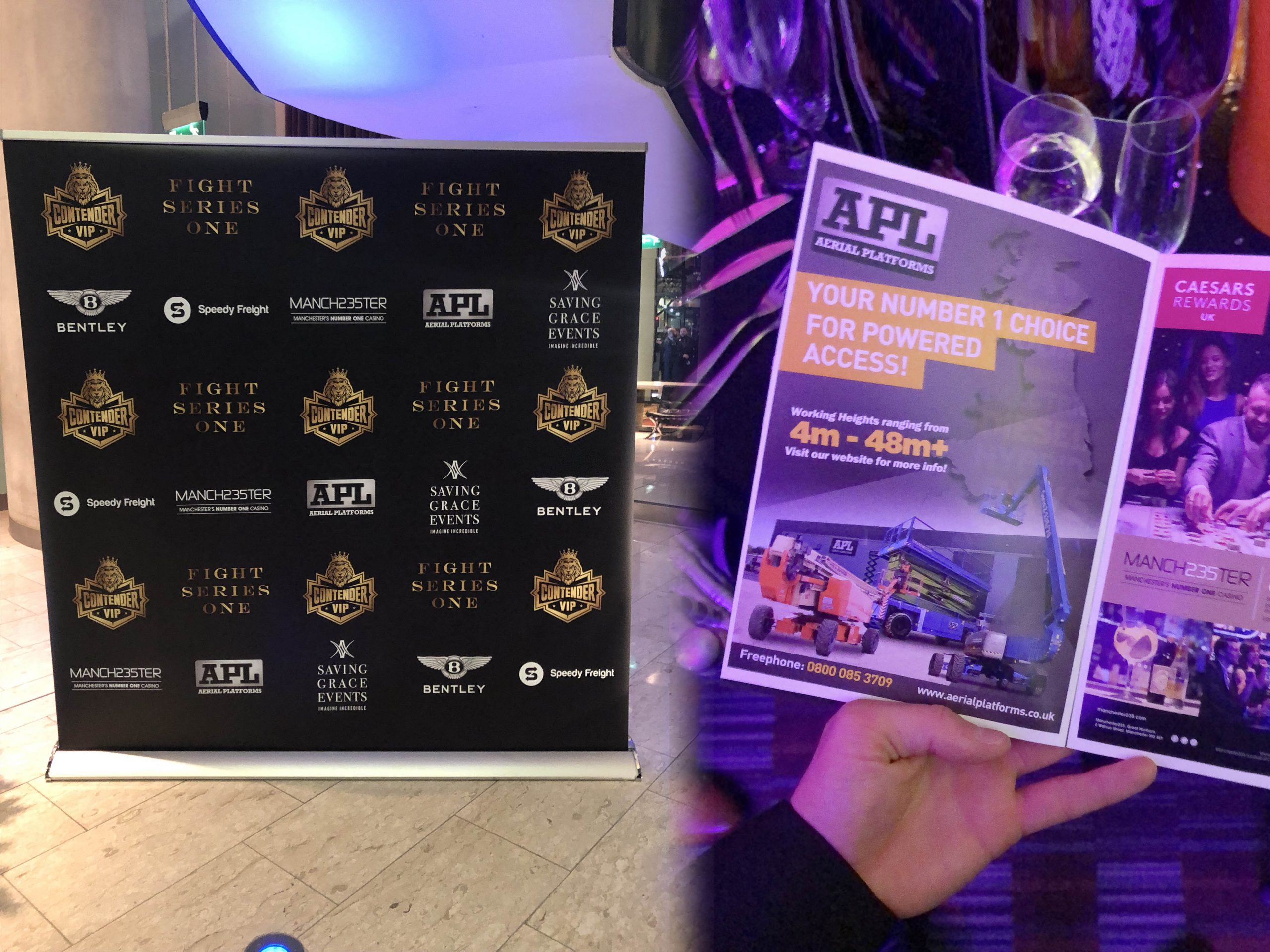 APL Sponsor Contender VIP Boxing Event